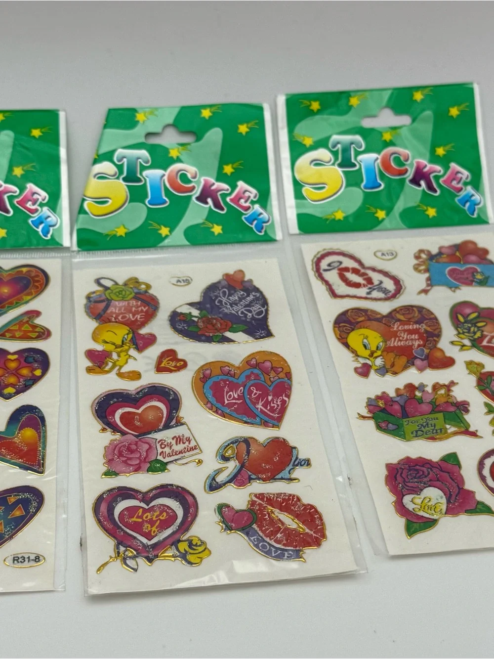 Vintage tweety bird Assorted Heart Sheets - Multicolor -